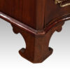 Edwardian small serpentine chest bracket foot