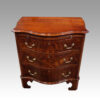 Edwardian small serpentine chest front