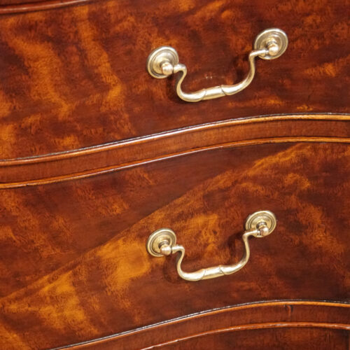 Edwardian small serpentine chest handle