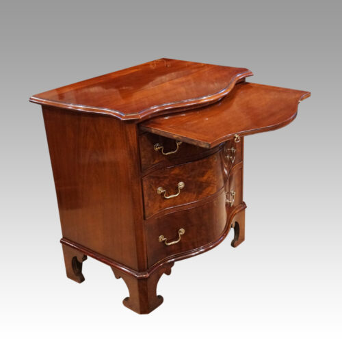 Edwardian small serpentine chest slide view