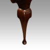George I walnut chest on stand leg detail