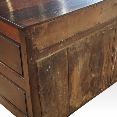 George III cupboard dresser base back
