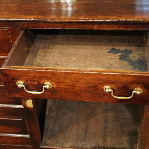 George III cupboard dresser base drawer