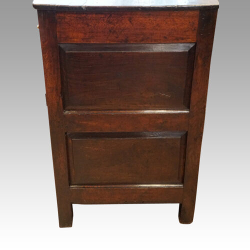 George III cupboard dresser base end