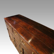 George III cupboard dresser base top