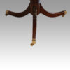George V mahogany twin pillar dining table base details