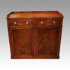 Georgian mahogany low linen press