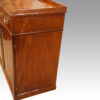 Georgian mahogany low linen press side