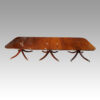 Mahogany 3 pillar dining table