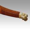 Mahogany 3 pillar dining table leg detail