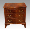 Mahogany serpentine chest