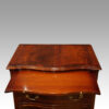 Mahogany serpentine chest slide
