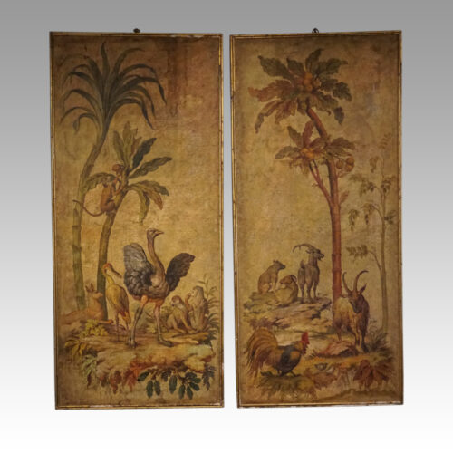Pair Antique wall panels