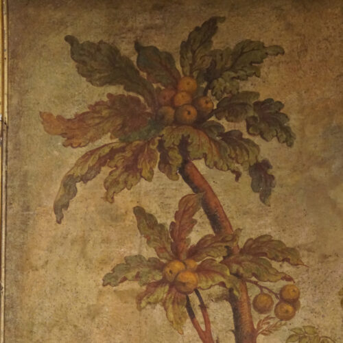 Pair Antique wall panels tree