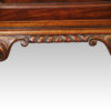 Pair of mahogany bedside cabinets apron