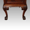 Pair of mahogany bedside cabinets front legs