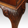 Pair of mahogany bedside cabinets leg carving
