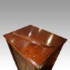 Regency library cabinet book ledge detail