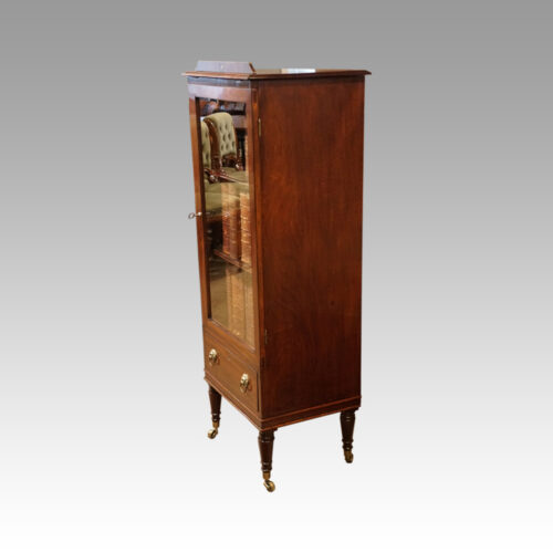 Regency library cabinet side