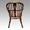 Set of 6 19thc windsor armchairs rear