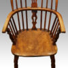 Set of 6 19thc windsor armchairs seat