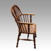 Set of 6 19thc windsor armchairs sideview