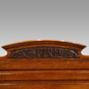 Victorian oak country house stick stand back rail