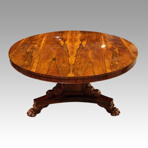 William IV rosewood dining table