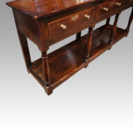 19thc. oak dresser base drawer