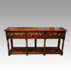 19thc. oak dresser base front