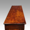 19thc. oak dresser base top detail