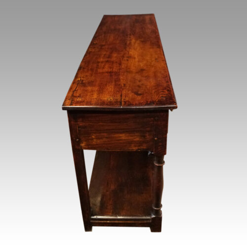 19thc. oak dresser base top length