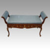 Edwardian inlaid duet stool