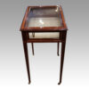 Edwardian inlaid mahogany curio cabinet side