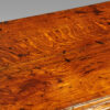 George III oak cabriole leg dresser top grain