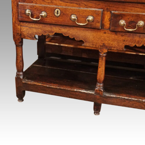 Georgian oak pot board oak dresser leg