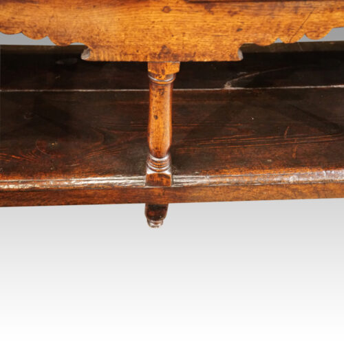 Georgian oak pot board oak dresser middle leg