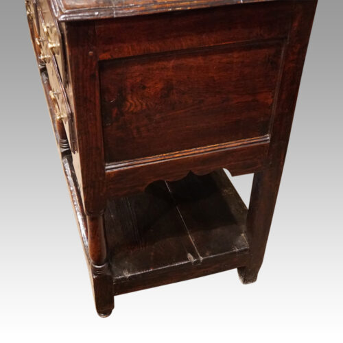 Georgian oak pot board oak dresser side