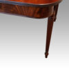 Mahogany reeded leg extending dining table corner leg