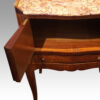 Pair of French bedside cabinets interior