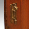 Victorian burr walnut library bookcase door bolt