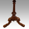 Victorian inlaid walnut Maypole wine table top column