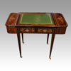 Victorian inlaid writing table front