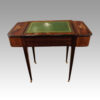 Victorian inlaid writing table rear