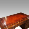 Victorian mahogany pedestal desk 150cms at angle