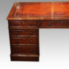 Victorian mahogany pedestal desk 150cms drawers