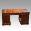 Victorian mahogany pedestal desk 150cms rear