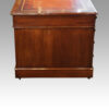 Victorian mahogany pedestal desk 150cms side