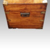 Victorian officers camphorwood chest end view