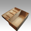 Victorian officers camphorwood chest interior